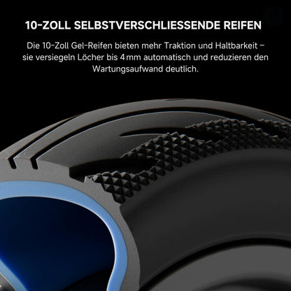 Segway-Ninebot F3 D, E-Scooter mit Straßenzulassung für Erwachsene, 70km Reichweite im Eco-Modus, 120kg Tragfähigkeit, doppelte hydraulische Federung, Smart Display, Schwarz