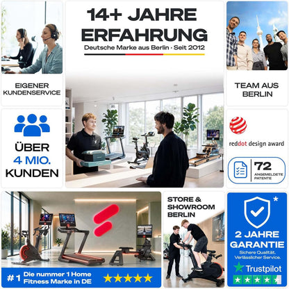 Sportstech, Laufband für Zuhause klappbar, bis 12 km/h, 9% Steigung