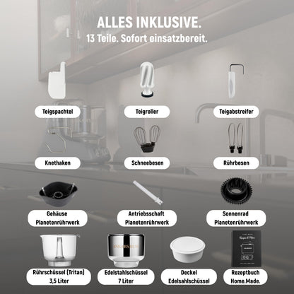 Ankarsrum Assistent Original 6230 Küchenmaschine, Black