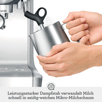 Sage The Barista Express, Kaffeemaschine mit manuellem, Schwarzer Sesam